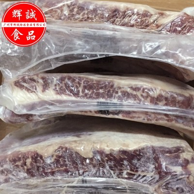 美国安格斯牛仔骨 雪花带骨牛小排台塑牛扒三支牛肋骨 ibp厂图3