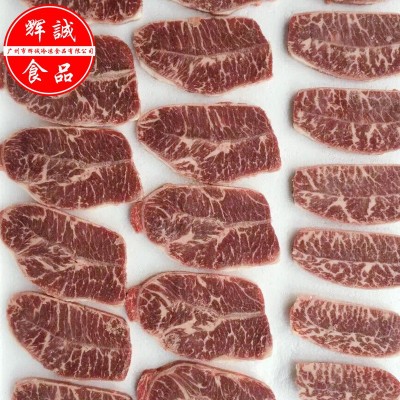 加拿大3A谷饲牛板腱 进口93厂牡蛎肉原切去骨牛排 安格斯雪花牛肉图3