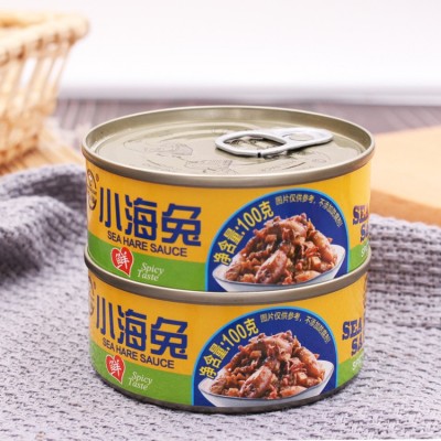常温储存小海兔罐头帝八仙笔管即食微商现货批发麻辣即食小海鲜图3