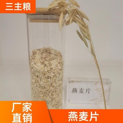 精细切片口感柔软 燕麦片 厂家现货 低脂杂粮冲调谷物 三主粮图2