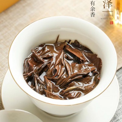 福鼎白茶叶芽泉古法回归圆满2019年寿眉龙珠400克白茶图3