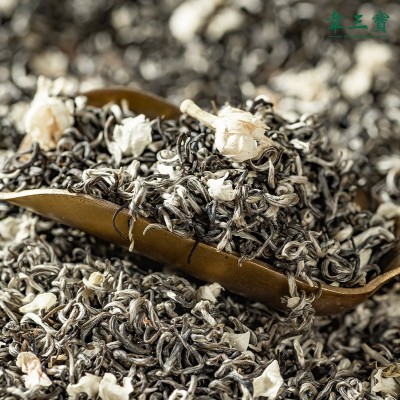 2023新茶广西横县茉莉花茶浓香型茉莉飘雪散装源头厂家批发图3