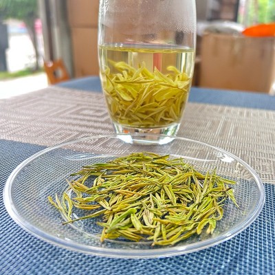 广西三江明前高山绿茶黄金芽散装 2023新茶三江茶叶图2