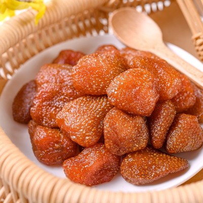 厂家批发散装 草莓干500克蜜饯果脯干果干 草莓干 办公休闲食品图3