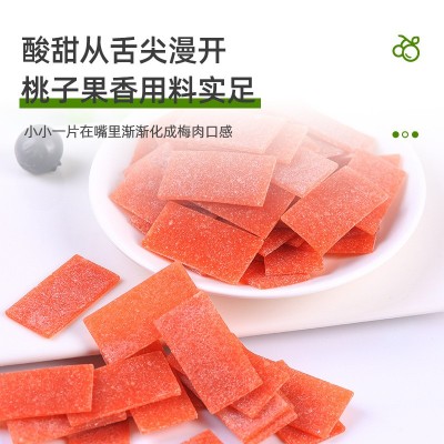 批发果脯桃子梅片零食蜜桃梅片蜜饯水果话梅出口产品果干休闲图3