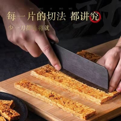温州特产 压缩猪油渣 三层香酥肉猪肉条办公零食小吃图2