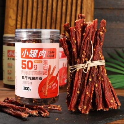 蜀劲道风干鸡肉干鸡胸肉干人吃即食批量健身零食手撕批发图2