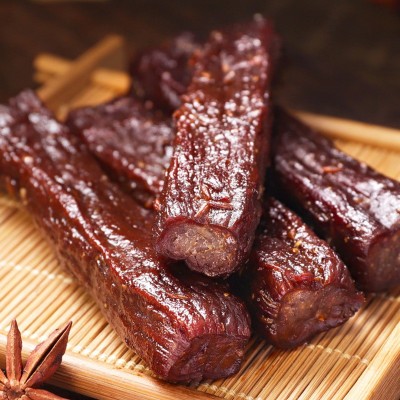 蒙皓缘风干牛肉干内蒙古特产批发真牛肉七成干手撕牛肉干真 空即食图3