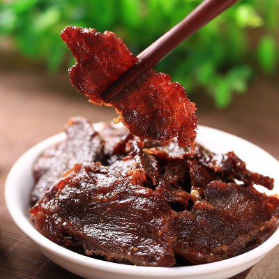 【工厂批发】 烘烤猪肉干办公零食猪肉脯批发休闲零食批发图2