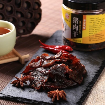 【工厂批发】 烘烤猪肉干办公零食猪肉脯批发休闲零食批发图4