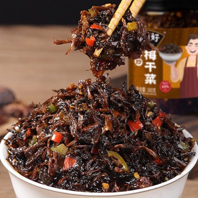 小湘好梅干菜农家自制湖南特产干货香辣下饭菜批发咸菜即食图2