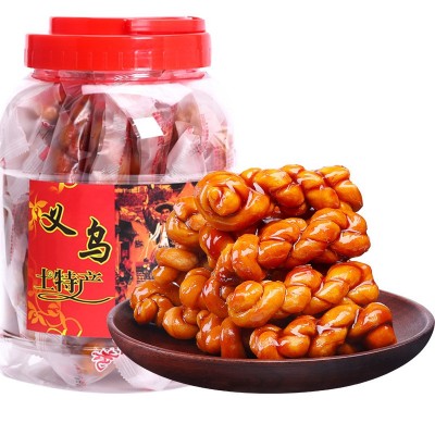 红糖麻花桶装独立包装正宗义乌特产手工小麻花散装零食甜糕点批发图4