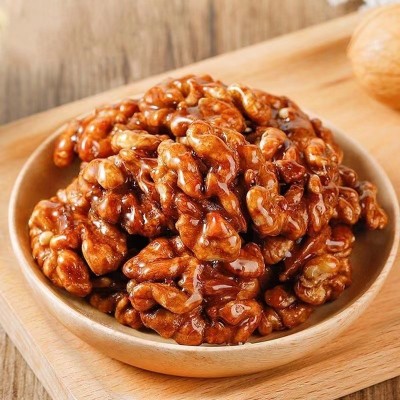 代发琥珀核桃仁250g 熟纸皮核桃仁蜂蜜坚果网红零食核桃仁图2