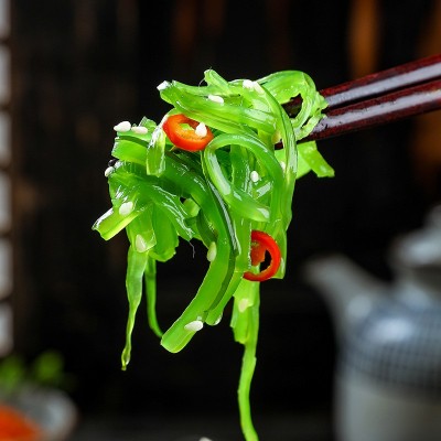 日式裙带菜 芽菜丝海草沙律中华海藻即食凉菜箱装精品海藻1kg/袋图2