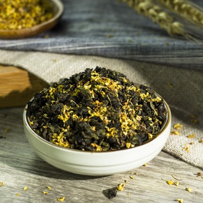 桂花乌龙茶奶茶店专用茶叶浓香型四季春奶绿水果茶桂花干花茶批发图3