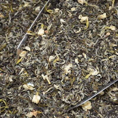 新茶广西横县茉莉花茶茉莉飘雪 浓香型茶叶曲毫绿茶厂家散装批发图4