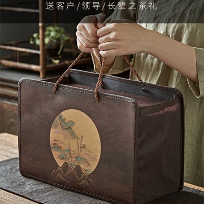 正宗碧螺春2023新茶特级绿茶叶明前陶瓷高档送礼品长辈茶叶礼盒装图4
