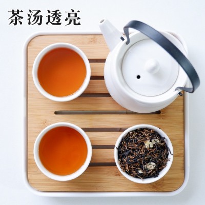 2023新茶武夷山金骏眉商用4窨茉莉浓香春茶茉莉红茶批发散装图2