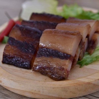 广式腊肉斗肉猪颈肉餐饮 特色腊味煲仔饭风味香肠干货特产定制工图3