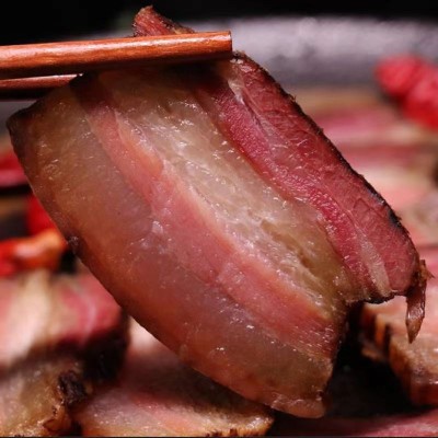 肥瘦相间 柏枝烟熏 精品五花腊肉 放心肉 餐饮批发 价格优惠图4