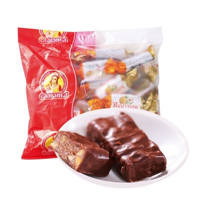 俄罗斯国家馆原装进口糖果零食喜糖夹心花生糖网红食品批发图3