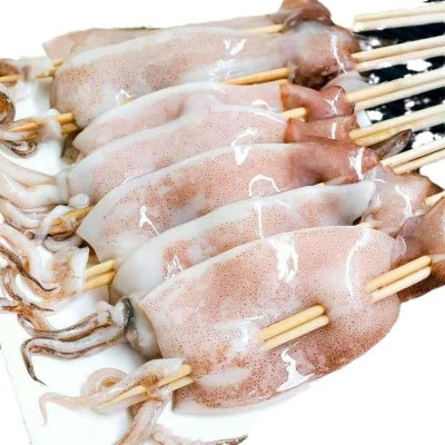 鱿鱼板串批发大鱿鱼八爪鱼鲜活冷冻须烧烤串串肉串食品半成品批发图5