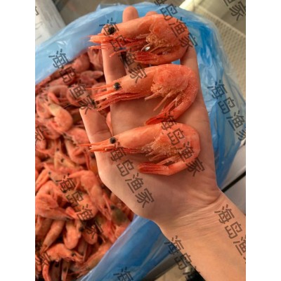 北极熊北极甜虾5斤装即食甜虾头膏腹籽新柜到港海鲜即食冻虾现货图2