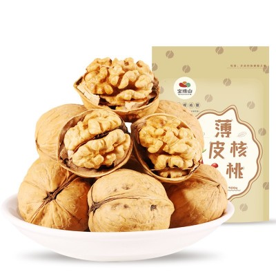 宝珠山新薄皮核桃500g 新疆核桃坚果核桃仁厂家直销批发一件代发图3