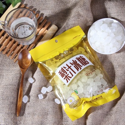 徽宣糖坊梨汁冰糖280g袋装厂家批发食用冰糖白色单晶体冰糖块现货图3