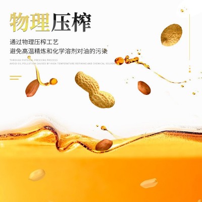 包邮花生浓香食用调和油大桶食用油油植物油批发2.5L金桥花生油图3