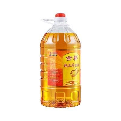 900ml金桥花生油压榨花生浓香油食用油 调和油色拉油粮油一件代发图5