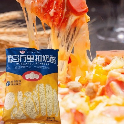 天友马苏里拉芝士碎2.5kg再制干酪奶酪片拉丝披萨芝士饼焗饭原料图2