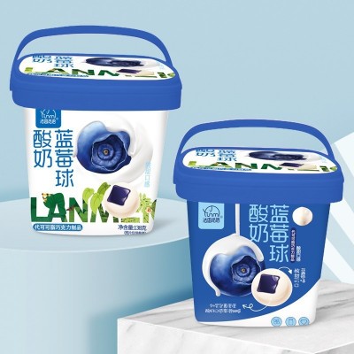 法思觅语酸奶蓝莓球138g桶装糖果零食一件代发新日期图2