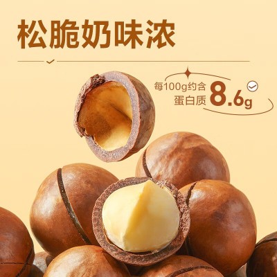 500g/罐新货夏威夷果奶油味薄壳罐装奶香味坚果干果休闲零食批发图4