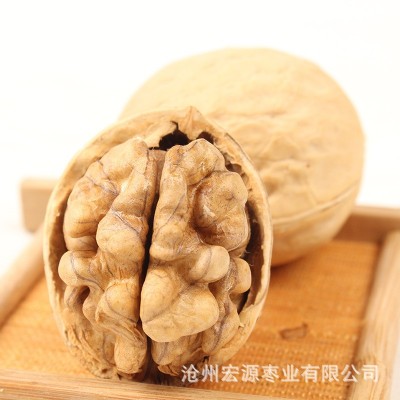 阿克苏纸皮核桃500g厂家批发 新疆核桃零食手剥坚果185薄皮生核桃图3