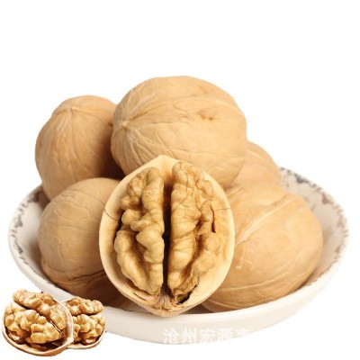 阿克苏纸皮核桃500g厂家批发 新疆核桃零食手剥坚果185薄皮生核桃图5