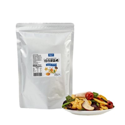 明德网红蔬菜水果脆片 250g-500g袋装 香菇黄秋葵苹果综合果蔬干图5