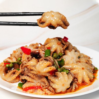 盖世麻辣小八爪鱼220g/盒解冻即食海鲜水产佐酒小海鲜商用下酒菜图5