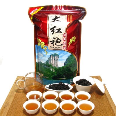 2023春茶浓香大红袍武夷岩茶高山新茶乌龙茶散装熟茶500g茶叶批发图6
