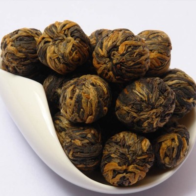 批发云南凤庆 绣球滇红茶 龙珠茶 手工红茶金珠球 功夫红芽茶叶图2