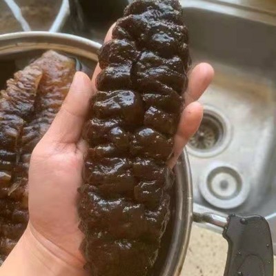 一德路海味6-8头龙纹海参500克包装海味干货礼袋海参批发产地货源图2
