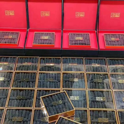 水产螺纹海参干货批发 足干龙纹参淡干海参礼盒装干海参500g直批图3