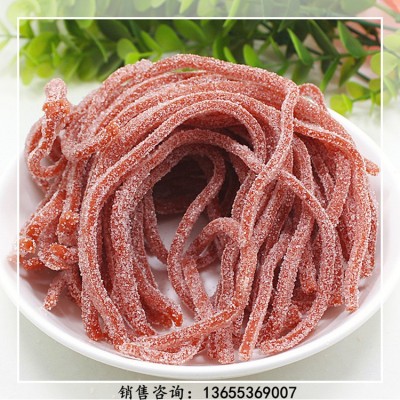 青欣 山楂丝 散装 雪花条 雪丽丝 酸甜果丹皮 山楂条休闲宝宝零食图2