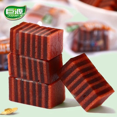 巨源山楂布丁400g兴隆铁山楂糕块干网红儿童零食休闲食品品牌厂家图4