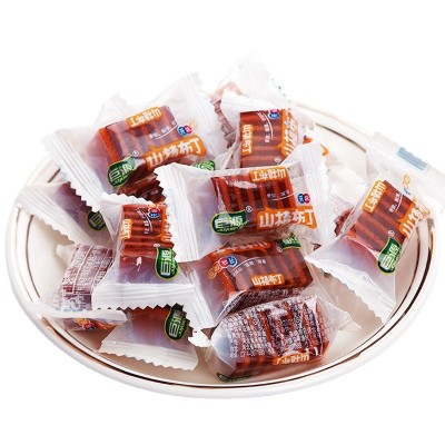 巨源山楂布丁400g兴隆铁山楂糕块干网红儿童零食休闲食品品牌厂家图5