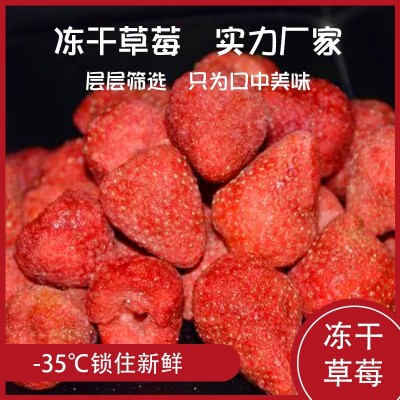 冻干草莓脆 网红水果干散装批发源头厂家 水果干原料 草莓片图4