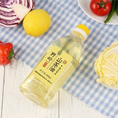 野岭压榨山茶油500ml 绿色食品 物理压榨工艺油茶籽油 一件代发图3