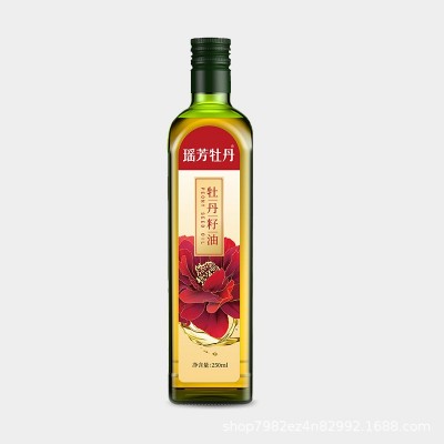 有机牡丹籽油250ml厂家直供压榨牡丹籽油棕色避光瓶新日期图4