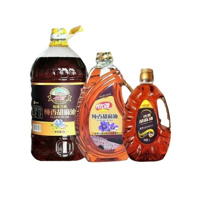 优鸿牌纯香胡麻油1.8L装自然好油 压榨工艺 家庭健康实用油图4