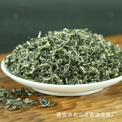 蒙顶山毛峰绿茶叶2023新茶四川雅安云雾高山毛尖浓香型散装500g图2